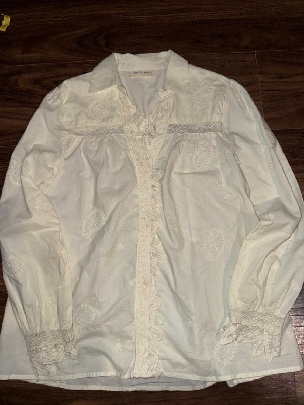 Madison Hotel Button Up Blouse - Picture 4 of 5